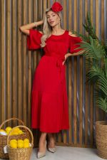 Платье Разбивая сердца (красное) П13347-7М LT Collection