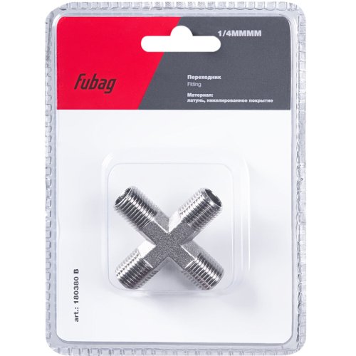 Разъемное соединение Fubag переходник 1/4"MMMM   (180380 B)