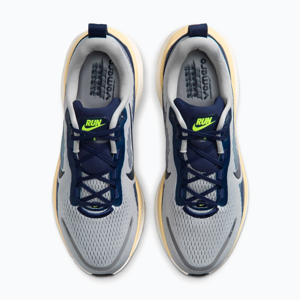 Кроссовки для бега Nike Vomero 18 wolf grey/pewter/sail/midnight navy