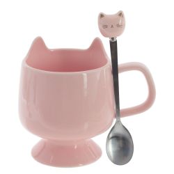 GAEM Кружка с ложкой, 280 мл, L12 W9 H11 см