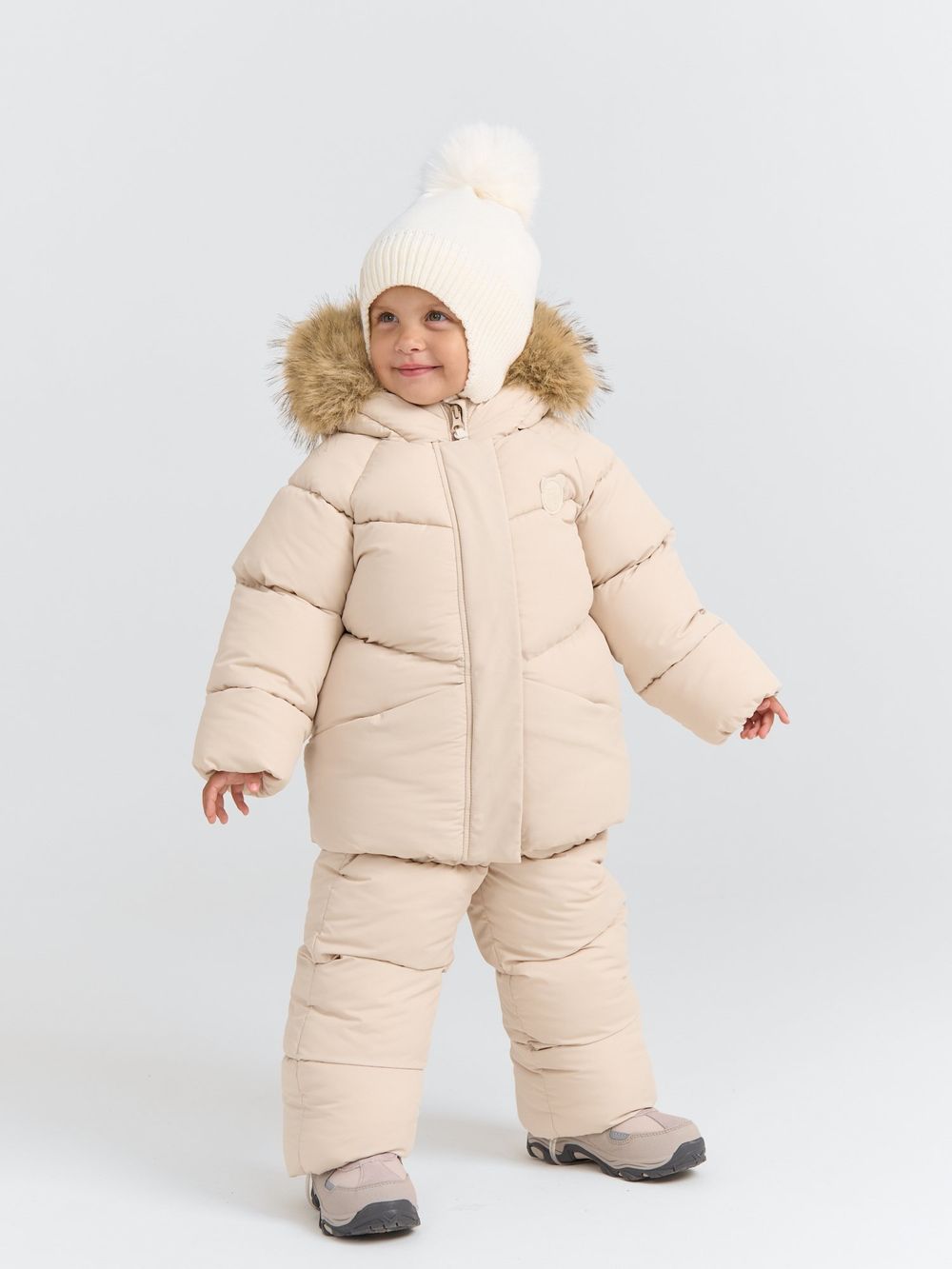 Костюм зимний на пуху "Тофу" 0+