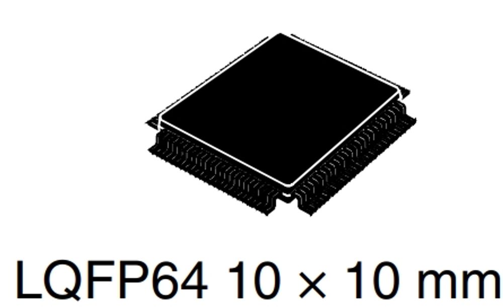 Микроконтроллер STM32F103RDT6 32bit FLASH LQFP-64