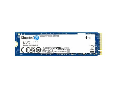 SSD накопитель Kingston SNV3S/1000G 1ТБ, M.2 2280, PCIe 4.0 x4, NVMe [SNV3S/1000G]