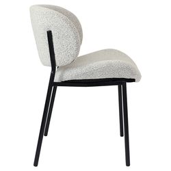 Стул Embrace, букле, светло-серый