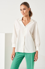 22821 Блузка женская (белый)