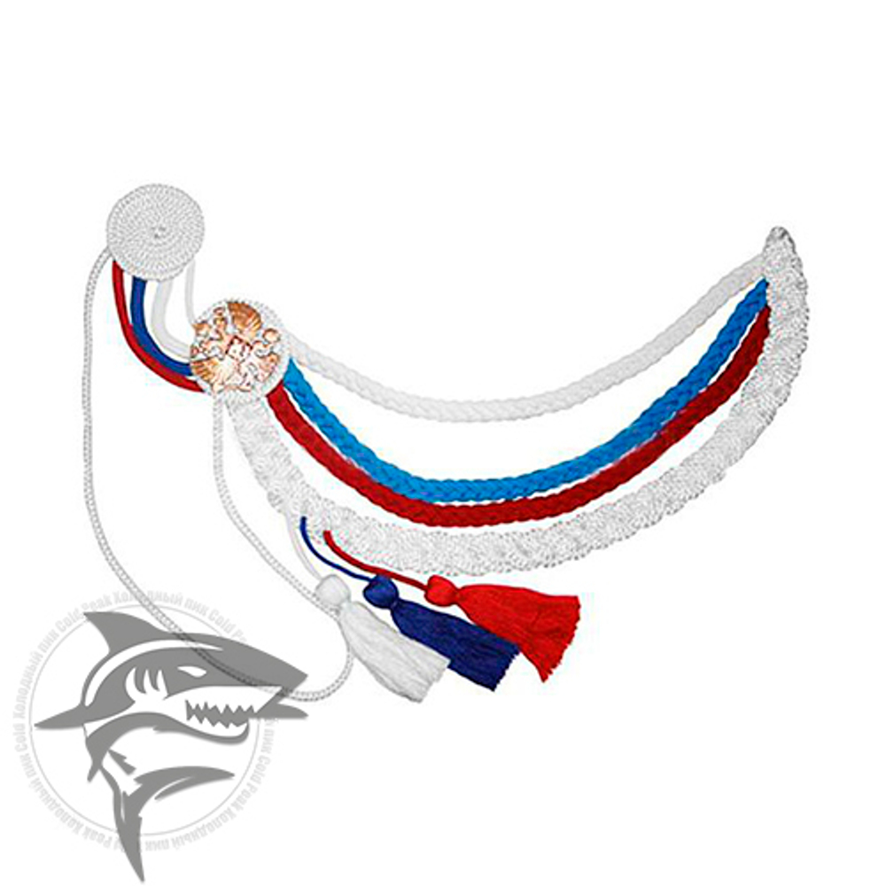 Аксельбант ДМБ №5+ОРЕЛ, триколор