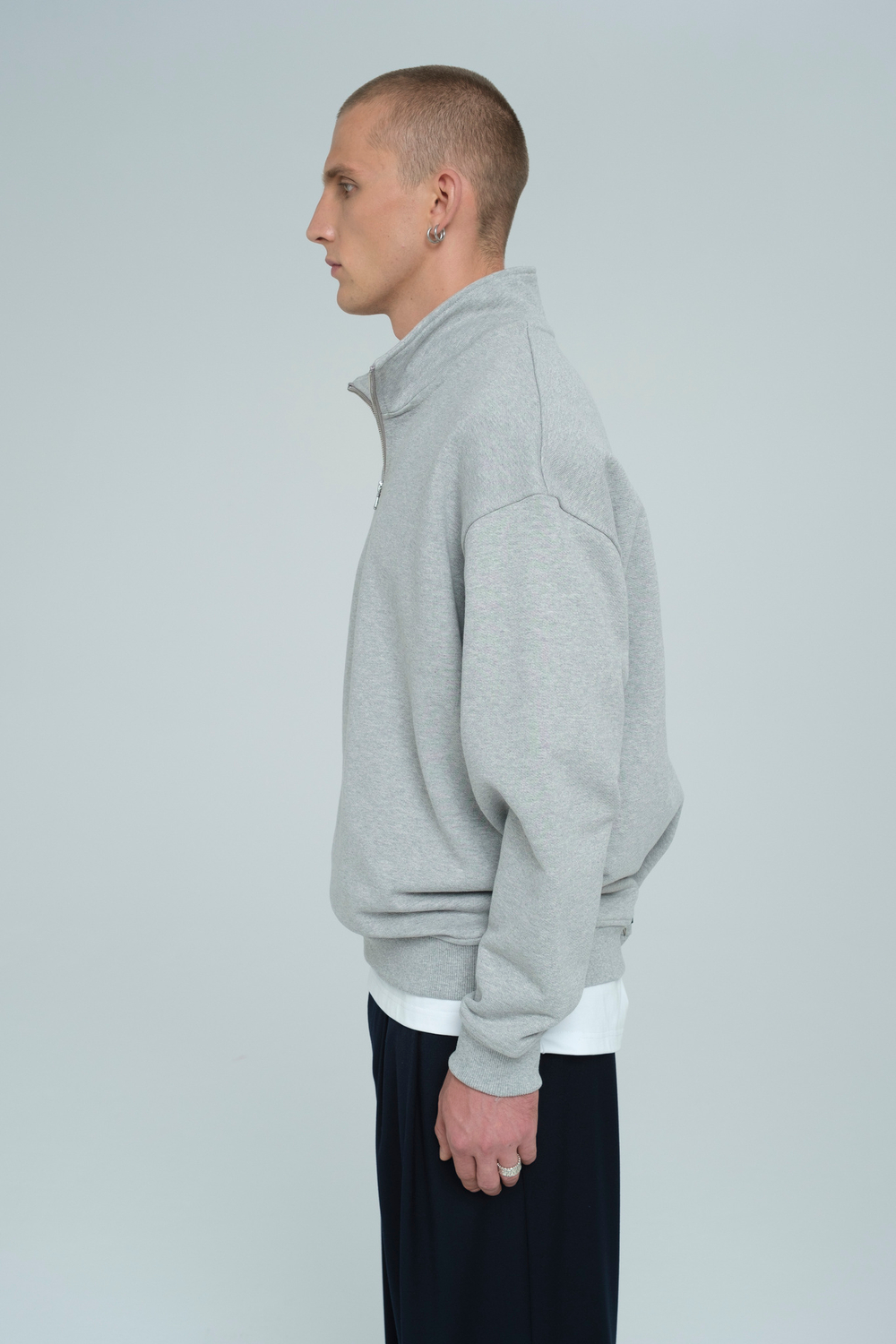 Свитшот на молнии | melange