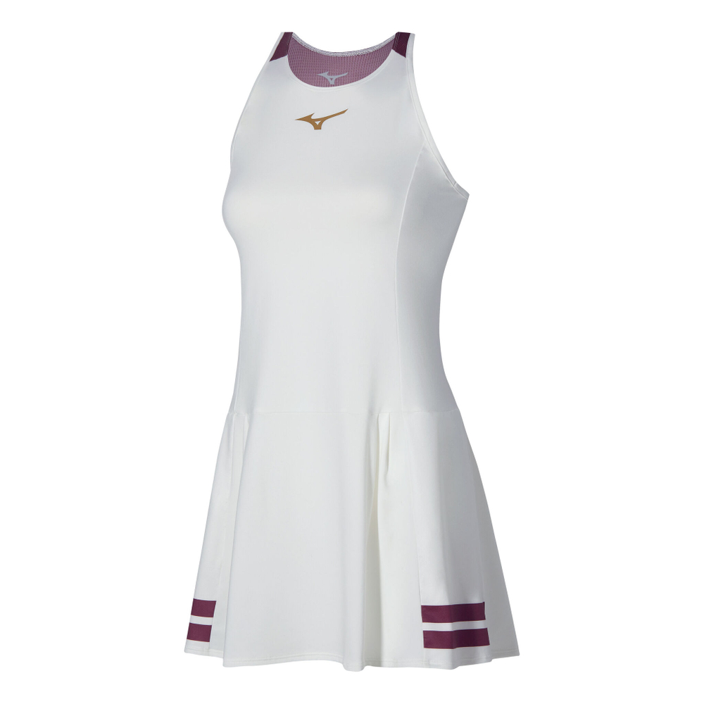 Женская теннисное платье Mizuno Printed Dress Women - White