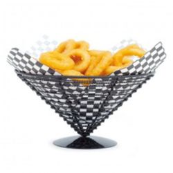 Корзинка для подачи Конус 23*12,5 см черная металл P.L. Proff Cuisine