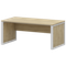 Стол руководителя НТМ-160 Баттл Рок/Белый 1600x800x750 Аргентум-М