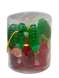 Желе в мини бутылках в форме граната с фруктовым вкусом
