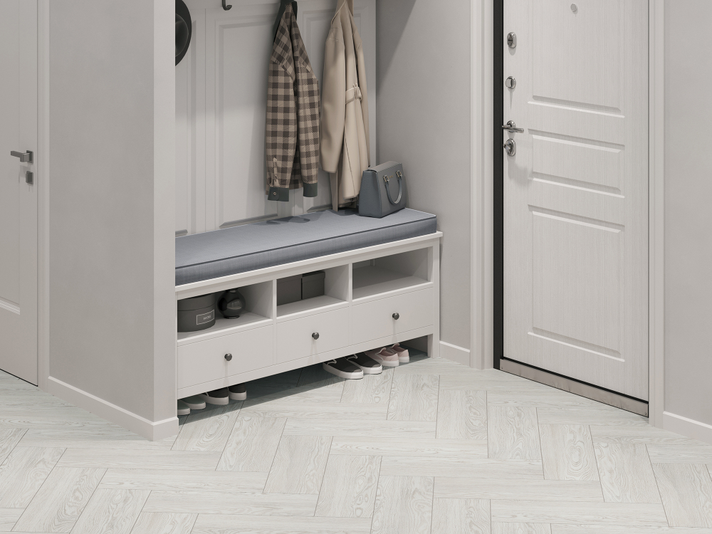 Глазурованный керамогранит LB Ceramics Коста 19.9x60.3 см 0.96 м² матовый цвет светло-серый