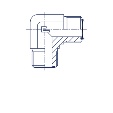 Соединение P90 ORFS 1.3/16 - ORFS 13/16