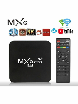 Смарт ТВ приставка и мультимедиа плеер на Android Smart TV Box MXQ PRO 4K (RAM1/ROM8Гб) 5G