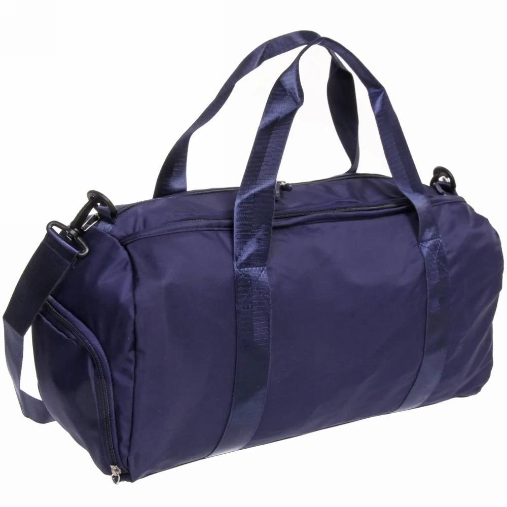 Сумка спортивная «Sport Loves», водонепроницаемый отдел + 2 кармана+отдел под обувь, цвет синий,42*24*18 см
