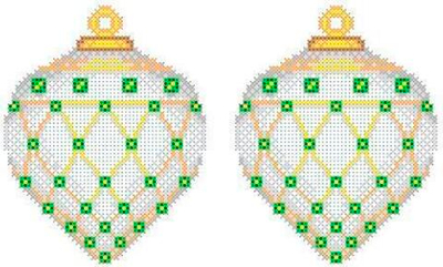 Г-497 Новогодняя игрушка. Белая капля