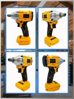 ТехноМастер TooLs Ударный гайковерт, бесщеточный, аккумуляторный, 1/2 дюйма, 18 в, батарея не включена