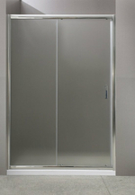 Душевая дверь BelBagno Uno 160 UNO-195-BF-1-160-P-Cr профиль Хром стекло рифленое