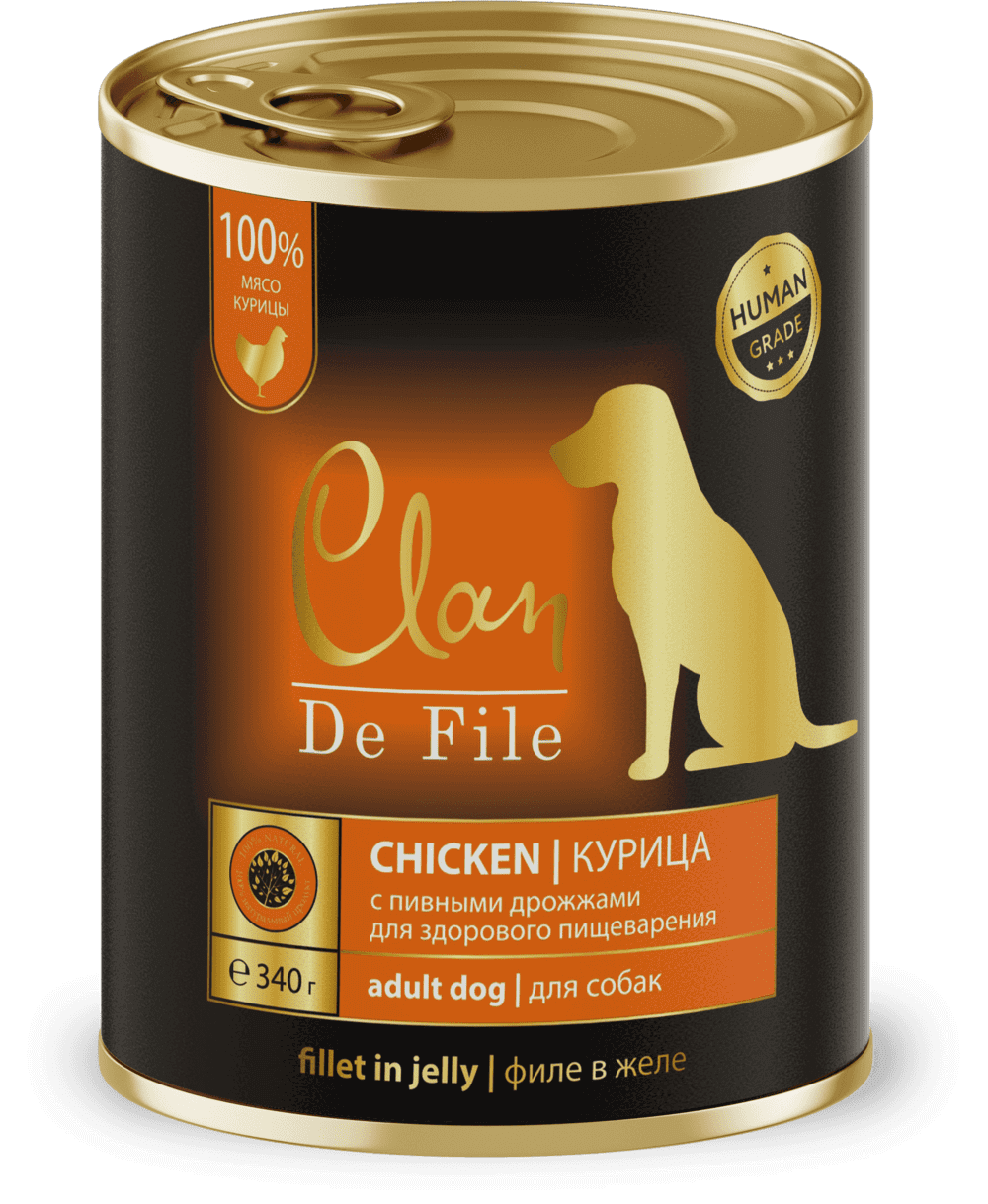 Clan De File Консервы для собак (курица)