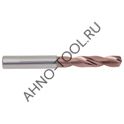 Сверло  8.6мм  твердосплавное 3D без подвода СОЖ. SP-X800030860 VHM AHNO по стали, чугуну, нерж. и ж