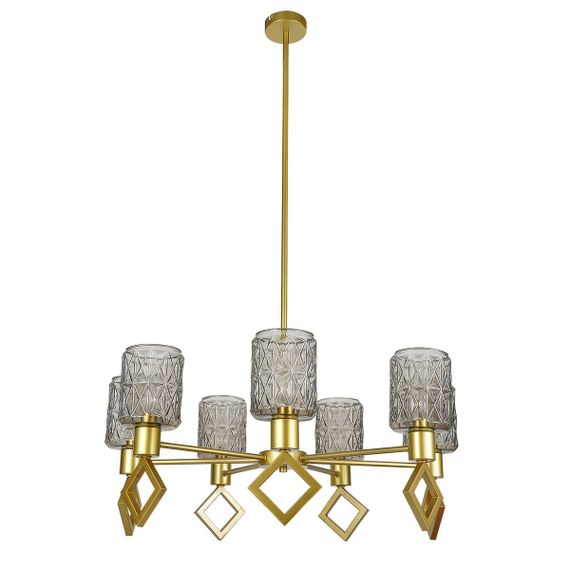 Подвесная люстра Indigo Preda V13025/7R Gold V000470