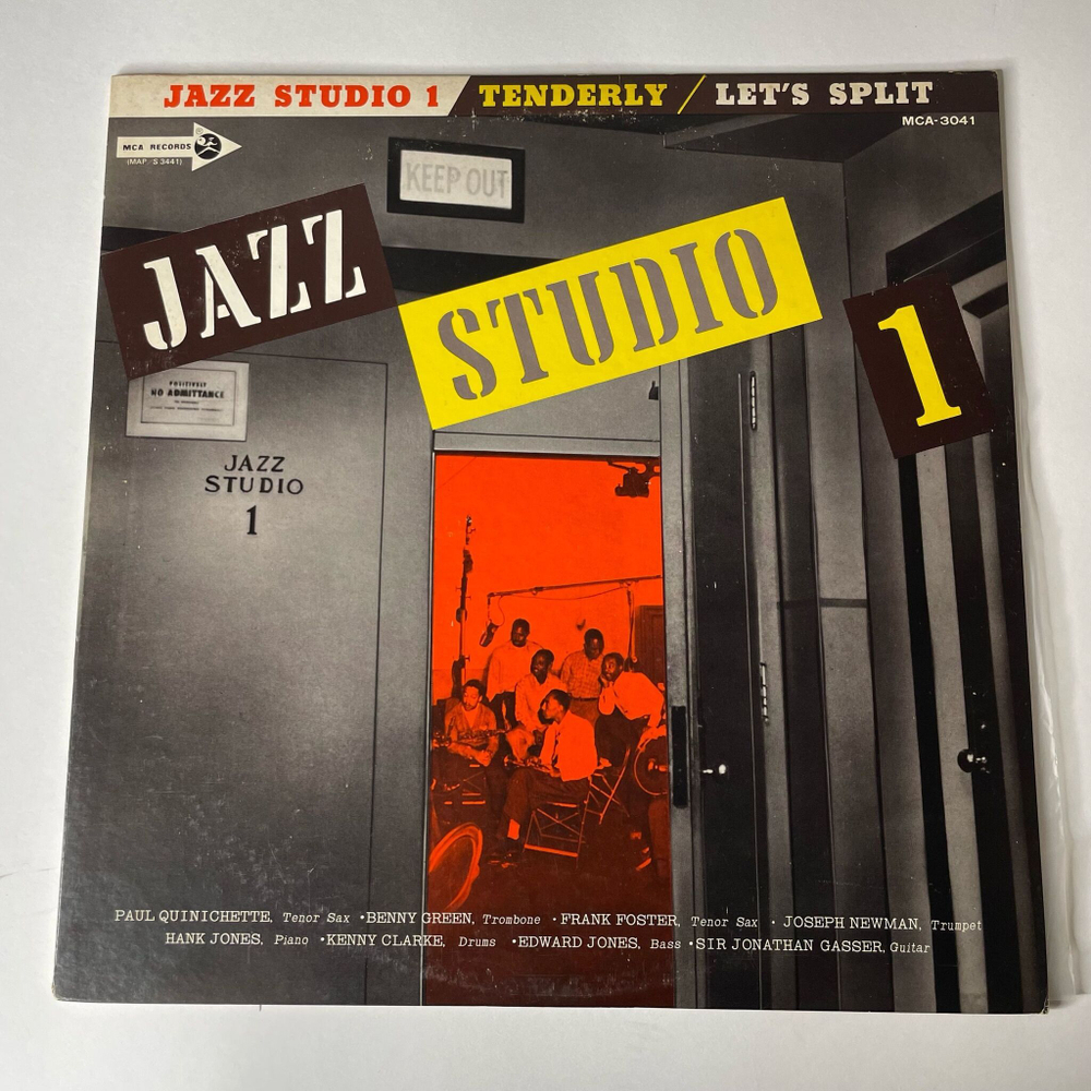 Винтажная виниловая пластинка LP Paul Quinichette, Benny Green, Hank Jones, Kenny Clarke, Edward Jones Jazz Studio 1 (Japan 1973) (No Obi)