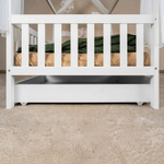 Комплект ящиков (2 шт.) для односпальной кровати домика Альков 90х200 из массива сосны, белый