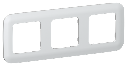 FLITE Рамка 3-местная РУ-3-А-ФлЖ жемчуг IEK