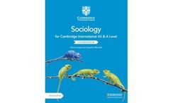 Cambridge International AS and A
Level Sociology Coursebook
