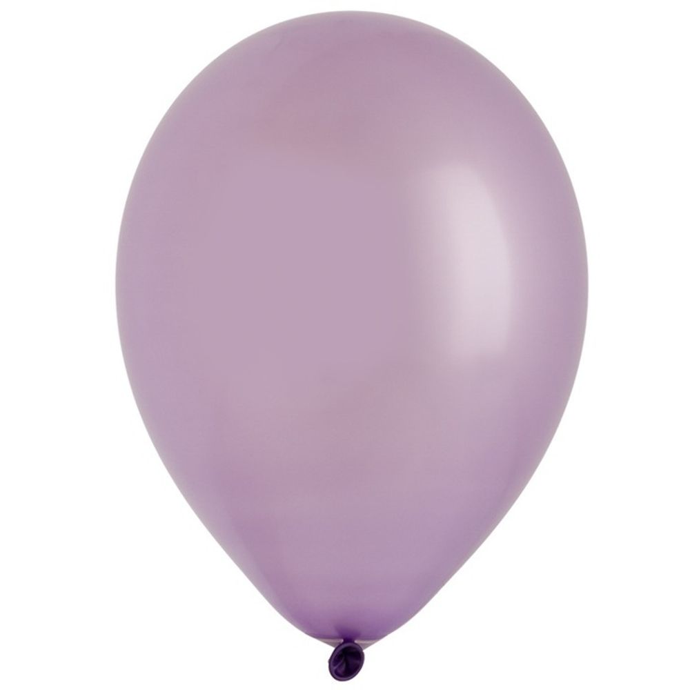 Воздушные шары Весёлая Затея, металлик фиолетовый, 50 шт. размер 10&quot; #1102-1571