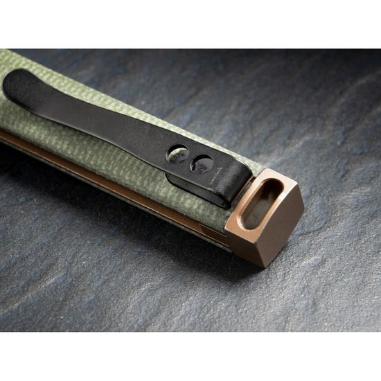 Складной нож Boker 01BO391 Kaizen Green Canvas микарта c клинком из стали D2, рукоять микарта