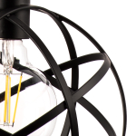 732417 Люстра GABBIA 1х40W E27 ЧЕРНЫЙ