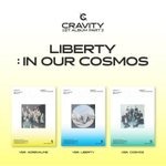 Альбом CRAVITY - LIBERTY : IN OUR COSMOS 1st Album PART.2 3 Version SET