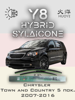Щетки стеклоочистителя HUOYE Y8 650/500 мм на Chrysler Pacifica | Hook/J-Hook