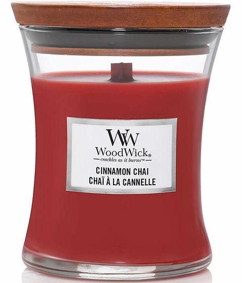Чай с корицей, ароматическая свеча, WoodWick