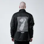 Куртка Coach Molotov Fleece Glitch Черная