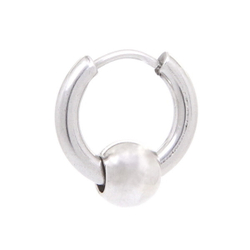Серьга кольцо с шариком (2,5*7*15 мм)