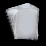 Пакеты 10х14 см. БОПП упаковочные прозрачные без клеевого клапана с усиленными швами