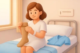 Зачем врачи требуют компрессионные чулки перед операцией