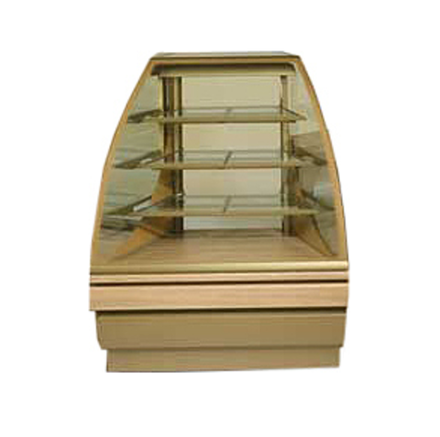 Витрина нейтральная угловая NORPE (Viessmann) SAGA EA-45-W дуб