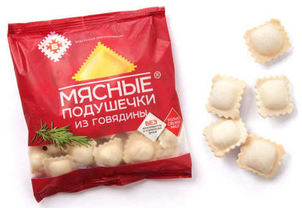 Пельмени "Мясные подушечки из говядины" 430г. Брест