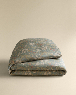 Пододеяльник Zara Home сатин, хлопок 100%, с цветочным принтом, 5181/088