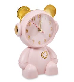 GAEM Art CL-27/3 Будильник «Медвежонок» розовый