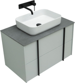 Тумба с раковиной Allen Brau Reality 1.32005.PWM 80 рapyrus white matt