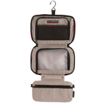 Несессер Victorinox Zip-Around Travel Kit, 3 отделения, черный, 28x8x18 см, 4 л