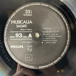 Винтажная виниловая пластинка LP П. И. Чайковский Сборник Musicalia 93, Chaikovski III (Испания 1987)
