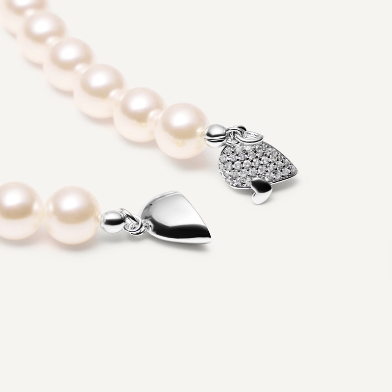 Колье Открытое Сердце – Серебро