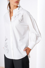 22328 Блузка женская (белый)