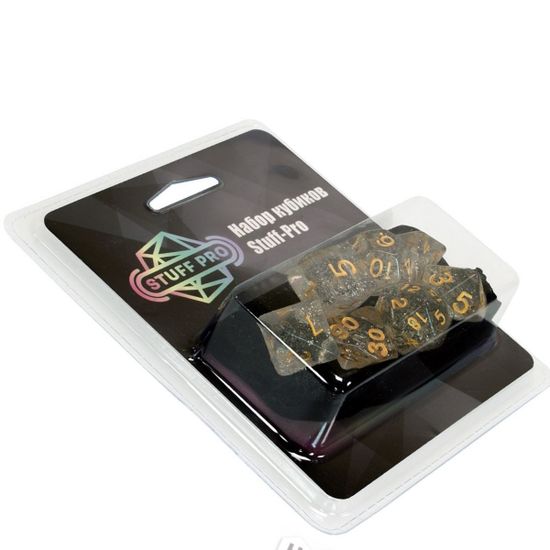 Набор кубиков Stuff-Pro блестящий прозрачный