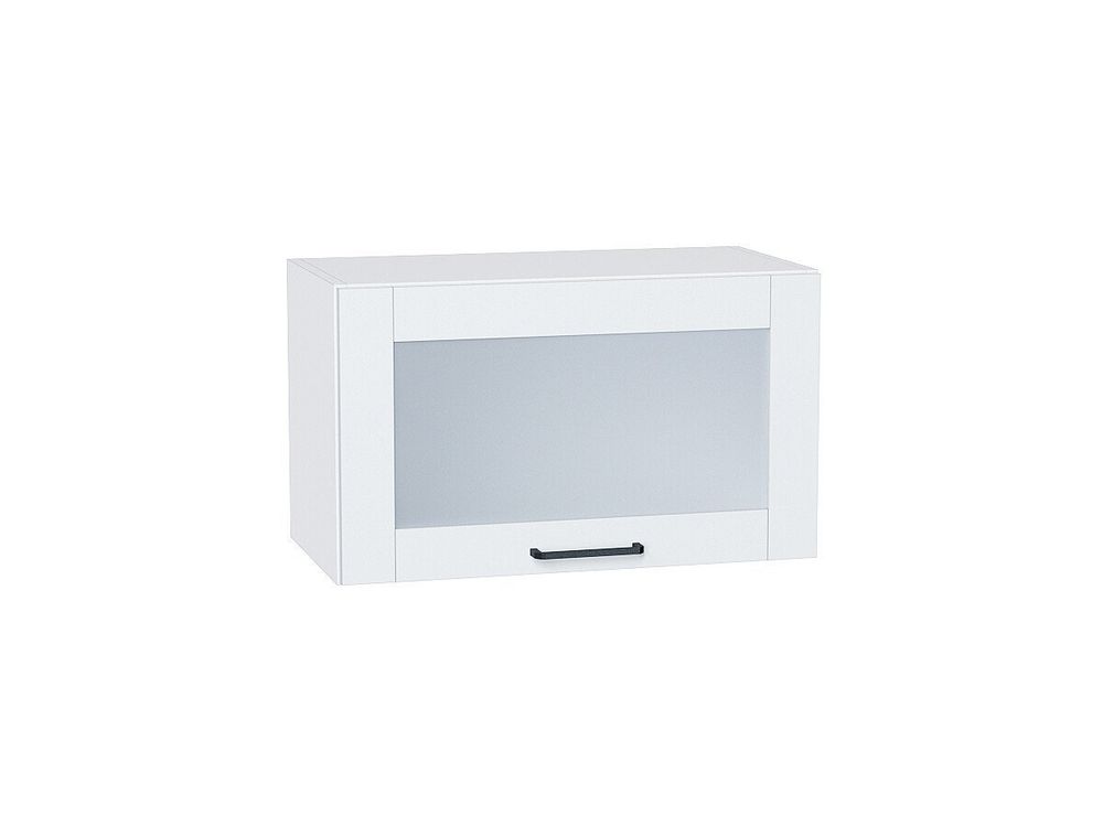 Шкаф верхний горизонтальный остекленный Флэт Плюс